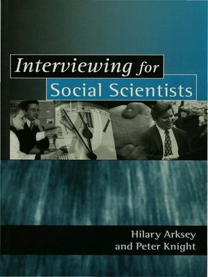 cover image of Interviewing for Social Scientists